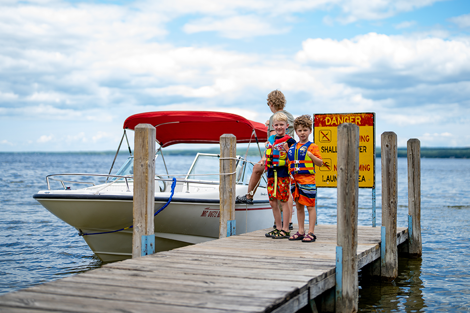 boating access sites michigan